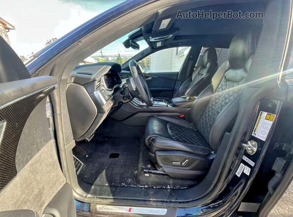 WA1AWBF13PD043307 2023 AUDI SQ8 Blue Vista del cuadro de instrumentos