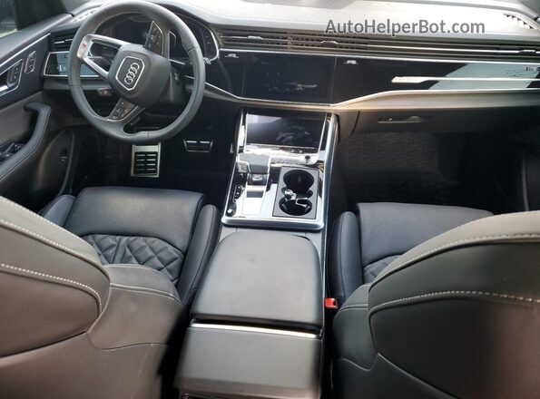 WA1AWBF1XRD010243 2024 AUDI SQ8 White Widok deski rozdzielczej