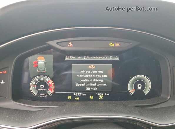 WA1AWBF71ND005091 2022 AUDI SQ7 Black Սարքավորումների վահանակի տեսք