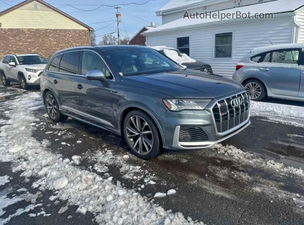 WA1AWBF76MD023410 2021 AUDI SQ7 Gray Առջևի աջ