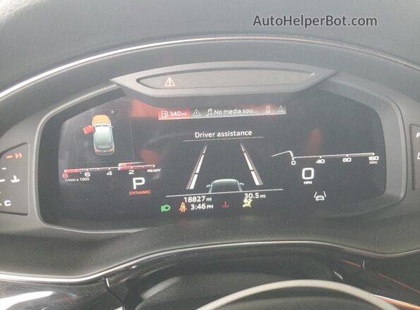 WA1AWBF78PD023171 2023 AUDI SQ7 Gray Widok zestawu wskaźników