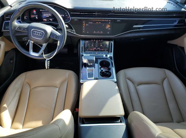 WA1AXAF74LD000648 2020 AUDI Q7 White Առջևի վահանակի տեսք