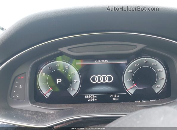 WA1AXBF79ND002744 2022 AUDI Q7 White Вид задніх сидінь