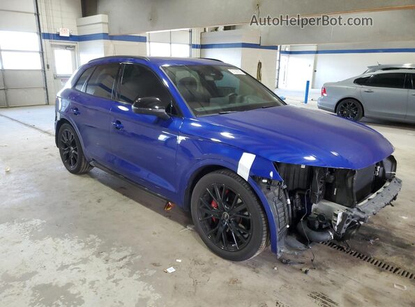 WA1B4AFY0N2023946 2022 AUDI SQ5 Blue Передня права чверть
