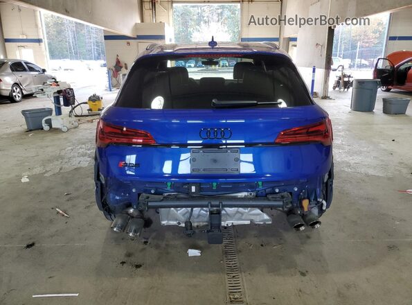 WA1B4AFY0N2023946 2022 AUDI SQ5 Blue Вид ззаду