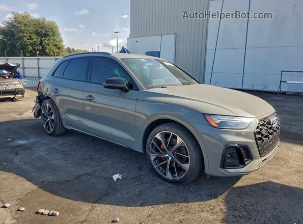 WA1B4AFY1M2010055 2021 AUDI SQ5 Gray Przód prawy