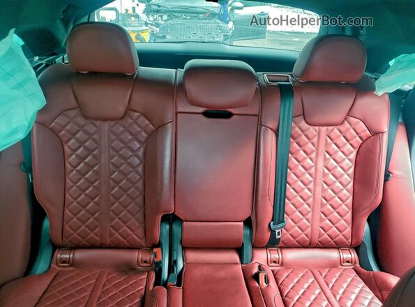 WA1B4AFY1M2010055 2021 AUDI SQ5 Gray Widok tylnych siedzeń