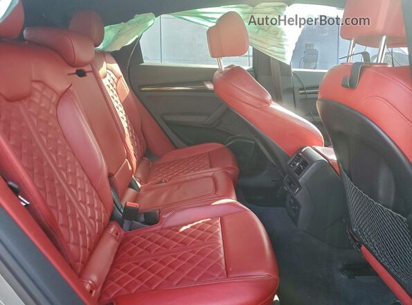 WA1B4AFY1M2010055 2021 AUDI SQ5 Gray Widok wnętrza z tyłu