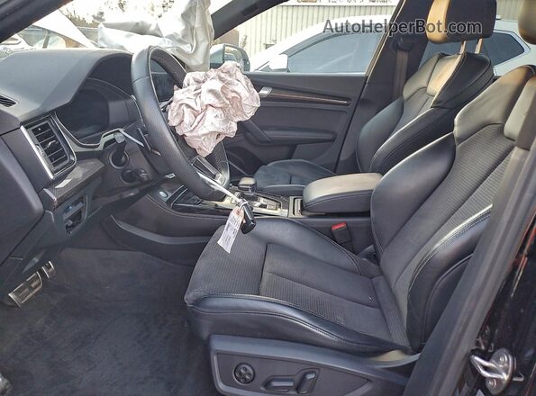 WA1B4AFY1N2098297 2022 AUDI SQ5 Black Вид салону спереду