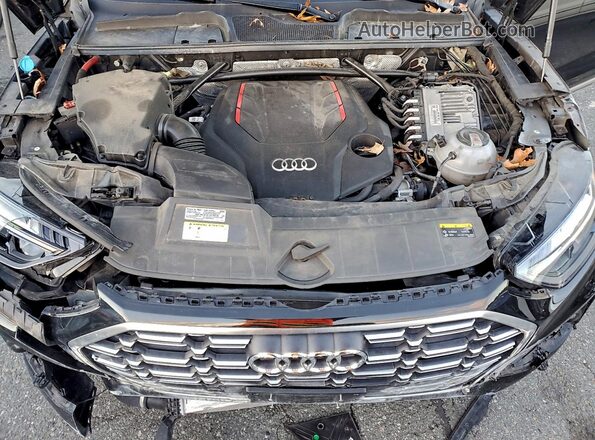 WA1B4AFY1N2098297 2022 AUDI SQ5 Black Вид підкапотного простору