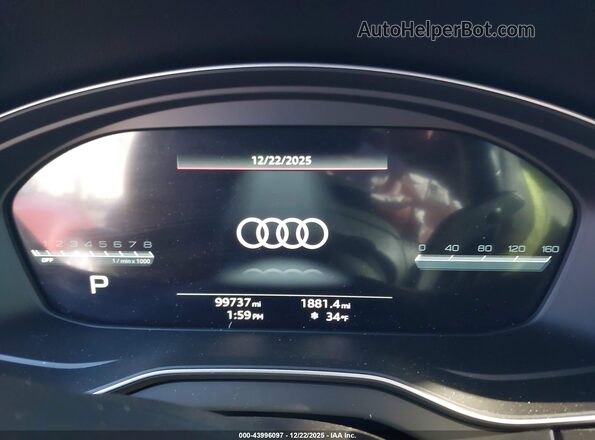 WA1B4AFY4N2037526 2022 AUDI SQ5 Silver Widok tylnych siedzeń