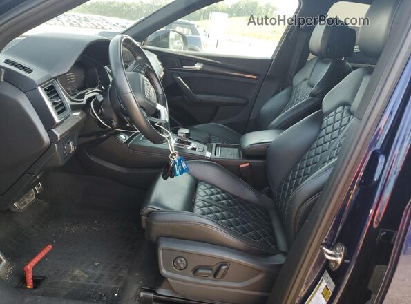 WA1B4AFY5L2021526 2020 AUDI SQ5 Blue წინა სალონის ხედი