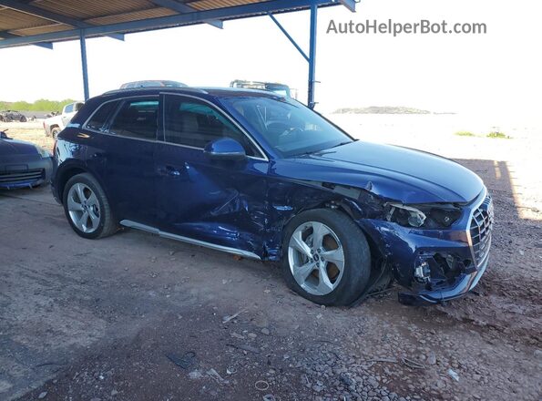 WA1BAAFY5M2108143 2021 AUDI Q5 Blue Przód prawy