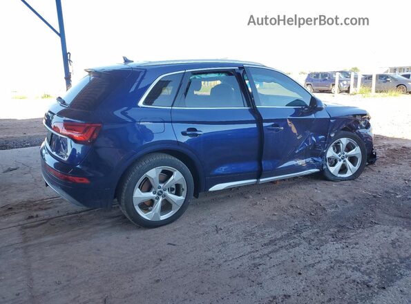 WA1BAAFY5M2108143 2021 AUDI Q5 Blue Tył prawy