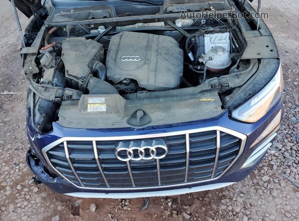 WA1BAAFY5M2108143 2021 AUDI Q5 Blue Widok komory silnika