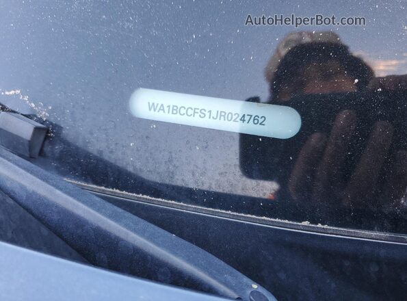 WA1BCCFS1JR024762 2018 AUDI Q3 Blue 