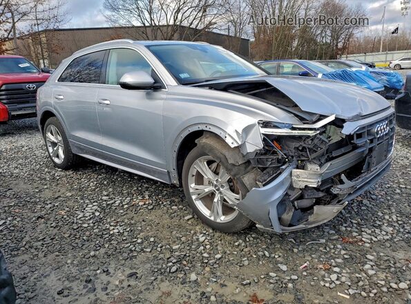WA1BVAF14KD026865 2019 AUDI Q8 Silver Delantero derecho