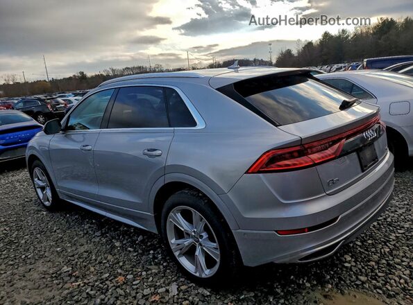WA1BVAF14KD026865 2019 AUDI Q8 Silver Trasero izquierdo