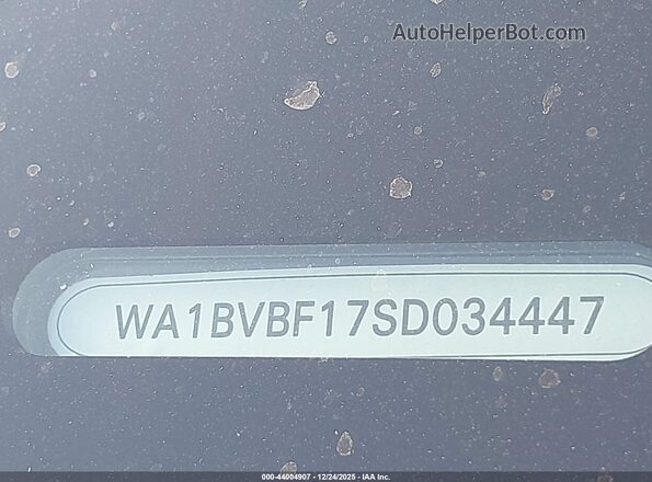 WA1BVBF17SD034447 2025 AUDI Q8 Gray 