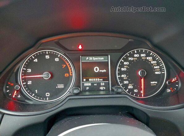 WA1D7AFP8HA055075 2017 AUDI Q5 Серый Вид щитка приборов