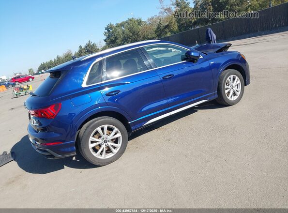 WA1DECF30N1146027 2022 AUDI Q3 Blue Trasero derecho