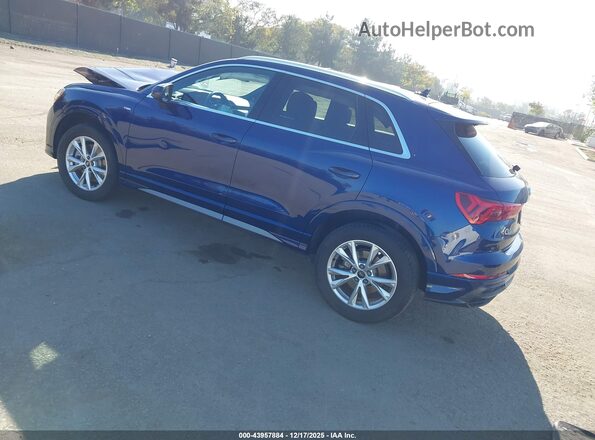 WA1DECF30N1146027 2022 AUDI Q3 Blue Trasero izquierdo