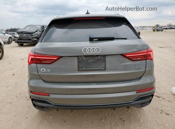 WA1DECF31M1036344 2021 AUDI Q3 Gray Вид ззаду