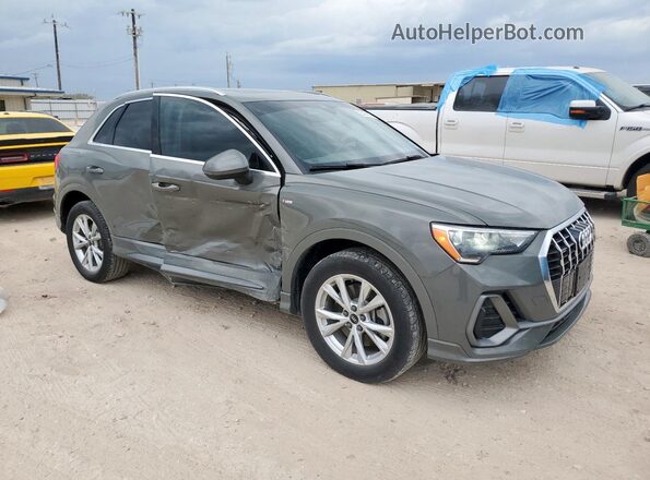WA1DECF31M1036344 2021 AUDI Q3 Gray Передня права чверть