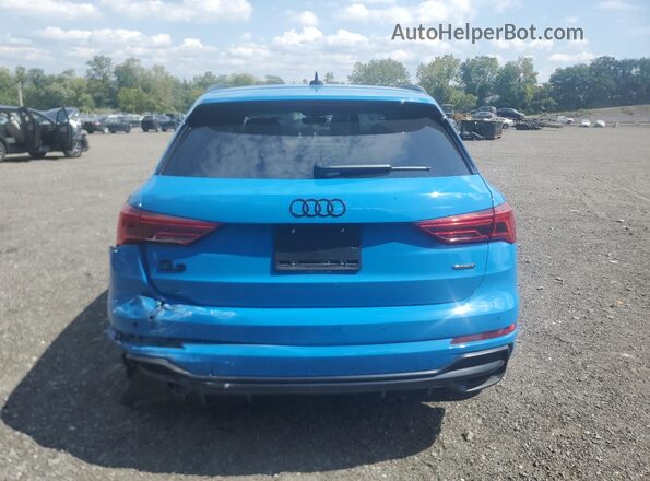 WA1DECF31N1018699 2022 AUDI Q3 Blue Հետևի տեսք