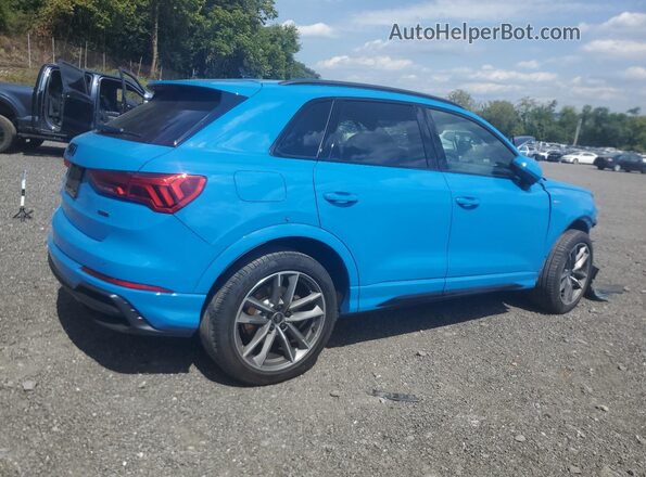 WA1DECF31N1018699 2022 AUDI Q3 Blue Հետևի աջ