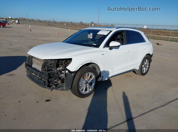 WA1DECF31R1087849 2024 AUDI Q3 White წინა მარცხენა ხედი სამი მეოთხედიდან