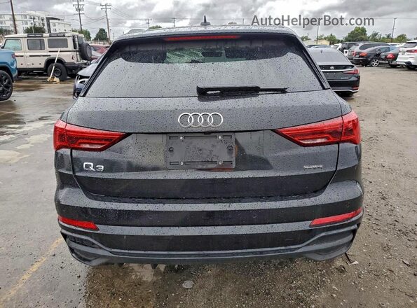 WA1DECF32R1056741 2024 AUDI Q3 Black უკანა ხედი
