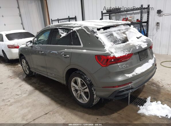 WA1DECF33M1039195 2021 AUDI Q3 Серый Задняя левая четверть