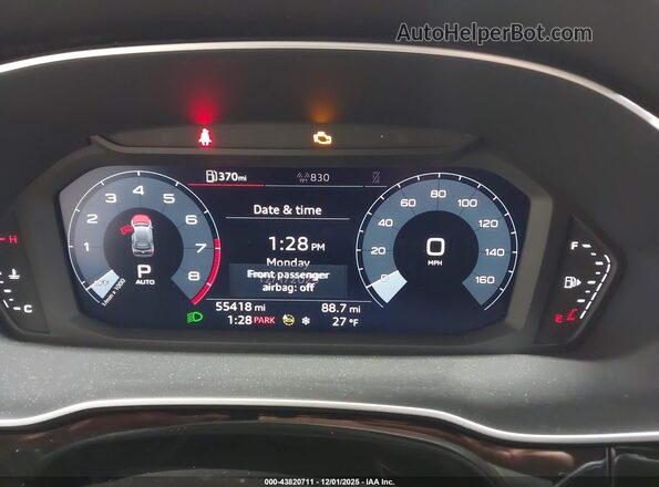 WA1DECF33M1039195 2021 AUDI Q3 Серый Вид задних сидений