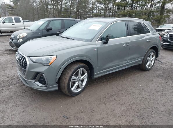 WA1DECF35L1018377 2020 AUDI Q3 Gray Front left