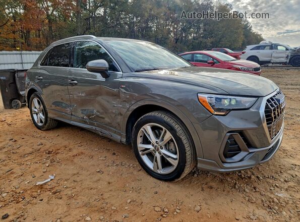 WA1DECF36L1045622 2020 AUDI Q3 Серый Передняя правая четверть