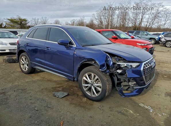 WA1DECF36M1033794 2021 AUDI Q3 Blue Առջևի աջ