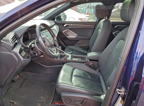 WA1DECF36M1033794 2021 AUDI Q3 Blue Սալոնի դիմացի տեսք