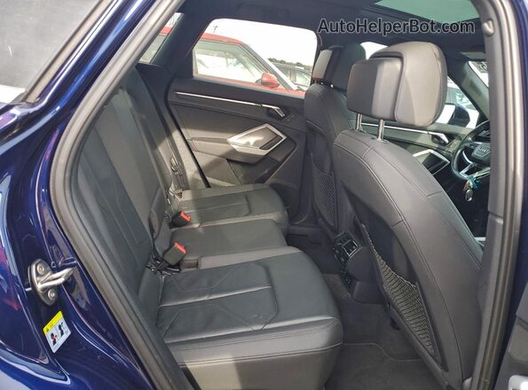 WA1DECF36M1033794 2021 AUDI Q3 Blue Սալոնի հետևի տեսք