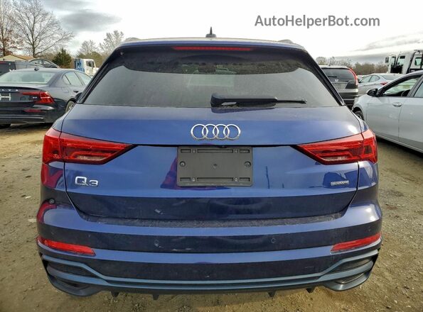 WA1DECF36M1033794 2021 AUDI Q3 Blue Հետևի տեսք