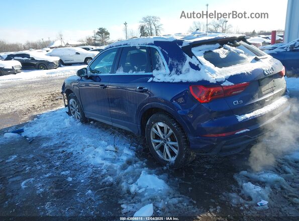 WA1DECF38N1125913 2022 AUDI Q3 Blue Trasero izquierdo