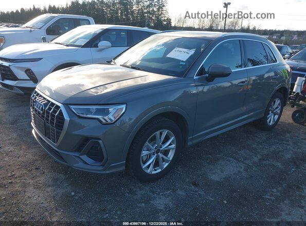WA1DECF39R1123187 2024 AUDI Q3 Gray Առջևի ձախ երեք քառորդ տեսարան