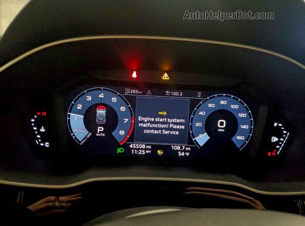 WA1DECF3XP1129254 2023 AUDI Q3 Белый Вид щитка приборов