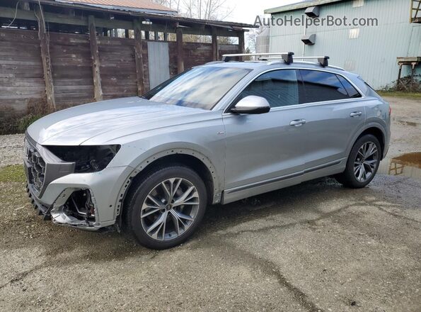 WA1DVBF1XSD036444 2025 AUDI Q8 Silver Widok naklejki z numerem VIN