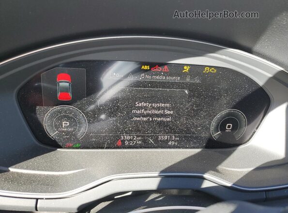 WA1E2AFY4N2084753 2022 AUDI Q5 White Vista del cuadro de instrumentos