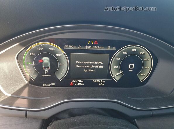 WA1E2AFY4R2135500 2024 AUDI Q5 Серый Вид щитка приборов