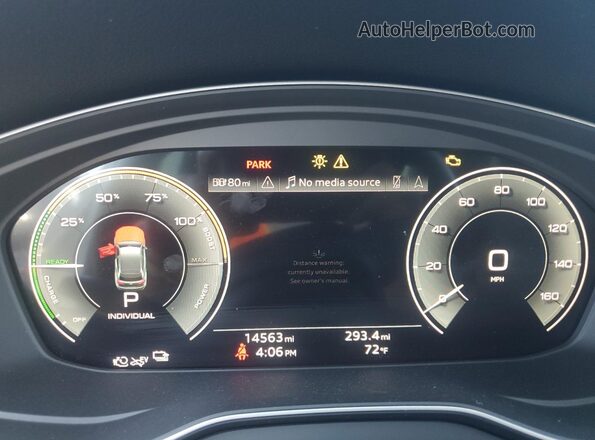 WA1E2AFY6R2070732 2024 AUDI Q5 Белый Вид щитка приборов