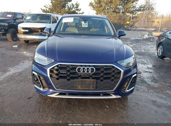 WA1EAAFY5N2083503 2022 AUDI Q5 Blue Vista del cuadro de instrumentos