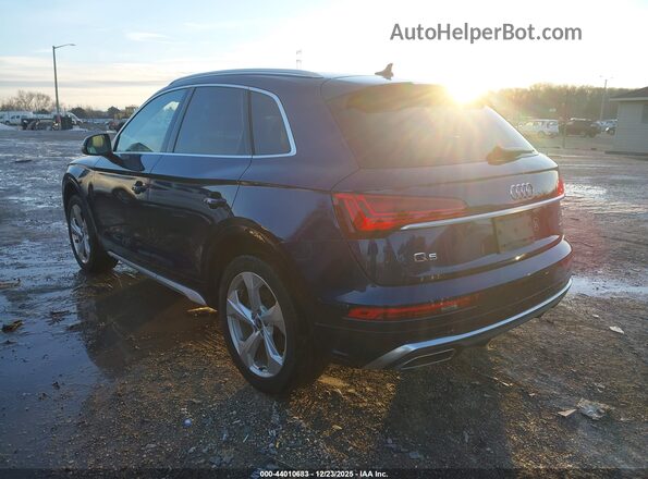 WA1EAAFY5N2083503 2022 AUDI Q5 Blue Trasero izquierdo