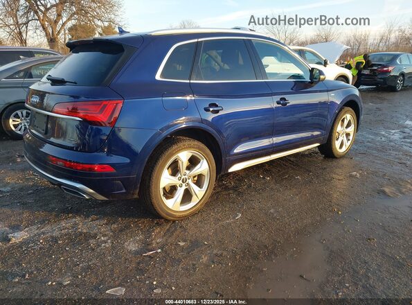 WA1EAAFY5N2083503 2022 AUDI Q5 Blue Trasero derecho